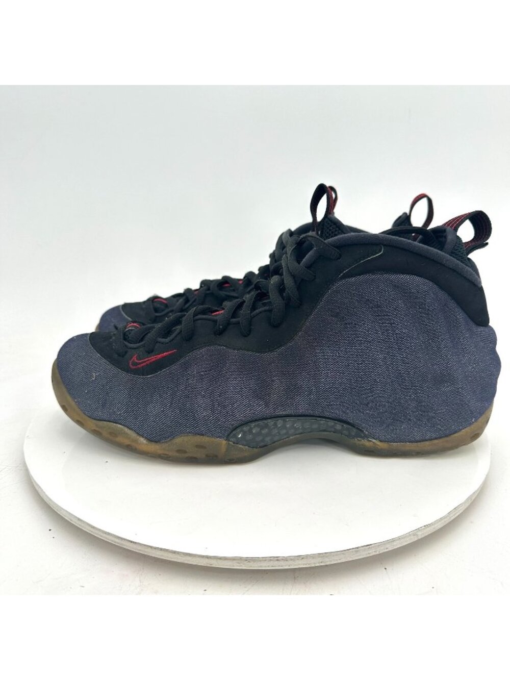 Nike Air Foamposite One Men Size 10 314996-404 Black Obsidian Basketball Shoes